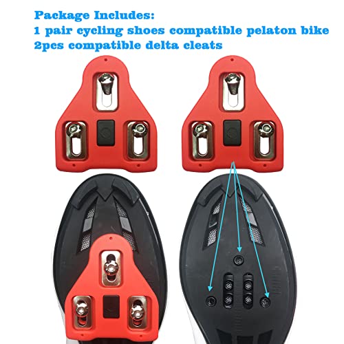 Indoor Cycling Shoes Men Road Cycling Shoes Compatible with Pelaton Bike SPD SL Delta Cleats Mens Sponning Bike Shoes | The Storepaperoomates Retail Market - Fast Affordable Shopping