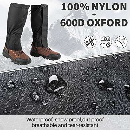MIRACOL Leg Gaiters, Waterproof Snow Boot Gators for Men & Women, Shoe Gaiters for Hiking, Skiing, Snowshoeing, Climbing | The Storepaperoomates Retail Market - Fast Affordable Shopping