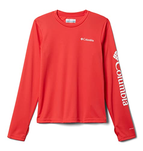 Columbia Youth Unisex Fork Stream Long Sleeve Shirt, Red Hibiscus, Small | The Storepaperoomates Retail Market - Fast Affordable Shopping