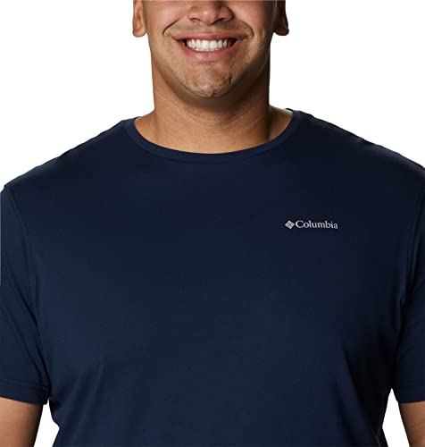 Columbia Men’s Thistletown Hills Short Sleeve, Collegiate Navy Heather, X-Large | The Storepaperoomates Retail Market - Fast Affordable Shopping