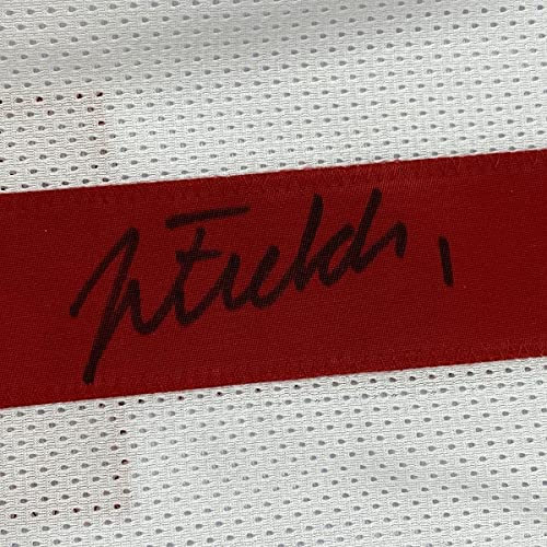 Framed Autographed/Signed Justin Fields 33×42 Ohio State White College Football Jersey Beckett BAS COA | The Storepaperoomates Retail Market - Fast Affordable Shopping