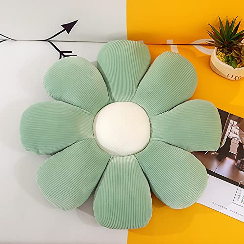 Flower-Shaped Throw Pillow Floor Cushion Office Sedentary Tatami Car Butt Cushion (Green, 40cm) | The Storepaperoomates Retail Market - Fast Affordable Shopping