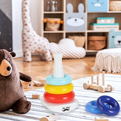 Mr. Pen- Stacking Rings, 5 pcs, Age 6+ Months, Stacking Toys, Baby Stacking Toys, Stacking Rings Baby Toy, Ring Stacker, Baby Stacking Rings, Ring Stacker Baby Toy, Baby Ring Stacker, Stacker Toy | The Storepaperoomates Retail Market - Fast Affordable Shopping