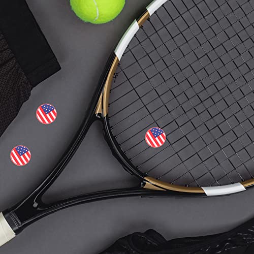 PartyKindom 6PCS Silicone Tennis Racket Vibration Dampeners American Flag Tennis Racquet Absorbers Tennis Racket Strings Dampers for 4th of July Home Decor | The Storepaperoomates Retail Market - Fast Affordable Shopping