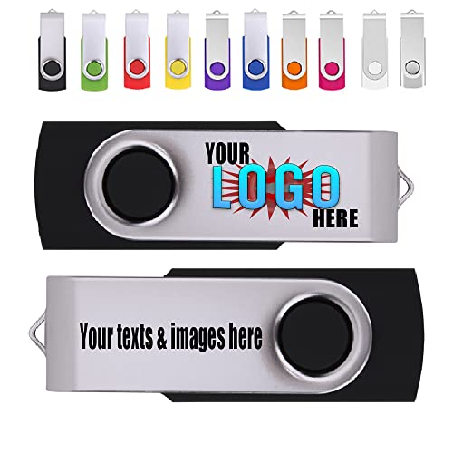 100pcs 512MB Custom USB Flash Drive with Personalized Logo for Promotion, Customized USB Thumb Drive, Bespoke Bulk USB Drive (10 Color Options) | The Storepaperoomates Retail Market - Fast Affordable Shopping