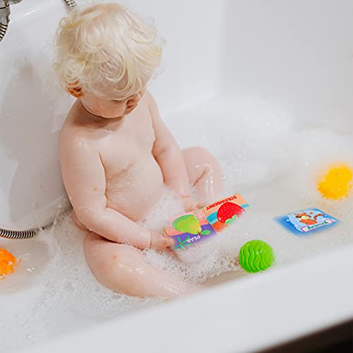 8 Pcs Baby Bath Books, Nontoxic Fabric Soft Baby Cloth Books, Early Education Toys, Waterproof Baby Books for Toddler Infants, Kids Bath Toys Baby Shower Gift | The Storepaperoomates Retail Market - Fast Affordable Shopping