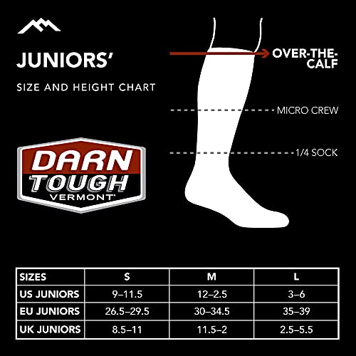 Darn Tough (3034) RFL Jr. OTC Ultra-Lightweight Juniors Sock – (Black, Large) | The Storepaperoomates Retail Market - Fast Affordable Shopping