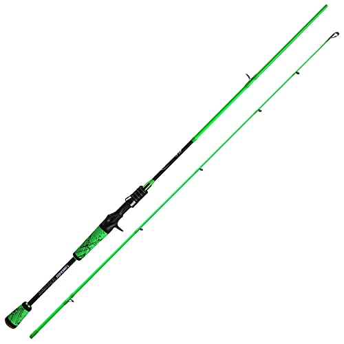 One Bass Fishing Pole 24 Ton Carbon Fiber Casting and Spinning Rods – Two Pieces, SuperPolymer Handle Fishing Rod for Bass Fishing -Green-Cast-7’0″ | The Storepaperoomates Retail Market - Fast Affordable Shopping
