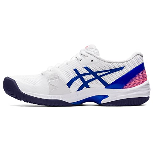 ASICS Women’s Court Speed FlyteFoam Tennis Shoes, 12, White/Lapis Lazuli Blue | The Storepaperoomates Retail Market - Fast Affordable Shopping