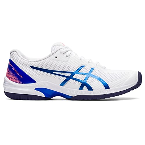 ASICS Women’s Court Speed FlyteFoam Tennis Shoes, 12, White/Lapis Lazuli Blue | The Storepaperoomates Retail Market - Fast Affordable Shopping