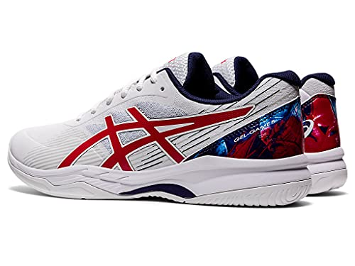 ASICS Men’s Gel-Game 8 L.E. Tennis Shoes, 10.5, White/Classic RED | The Storepaperoomates Retail Market - Fast Affordable Shopping