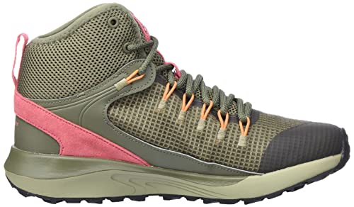 Columbia Trailstorm Mid Waterproof Hiking Boot – Women’s Stone Green/Wild Salmon, 8.0 | The Storepaperoomates Retail Market - Fast Affordable Shopping