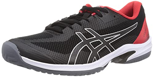 ASICS Men’s Court Speed FlyteFoam Tennis Shoes, 11.5, Black/Black