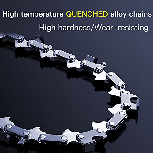 [2 Pieces] 6 Inch Mini Chainsaw Chain, 6 Inch Replacement Chains for Cordless Electric Portable Mini Chainsaw, FIFCHALL Guide Saw Chain for All 6-inch Mini Chainsaws for Wood Branch Cutting | The Storepaperoomates Retail Market - Fast Affordable Shopping