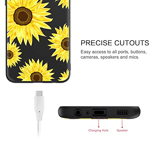 BENTOBEN Samsung Galaxy A02S Case, Galaxy A02S Case, Slim Fit Glow in The Dark Soft Flexible Bumper Shockproof Anti Scratch Non-Slip Protective Case Cover for Samsung Galaxy A02S 6.5 Inch, Sunflower | The Storepaperoomates Retail Market - Fast Affordable Shopping
