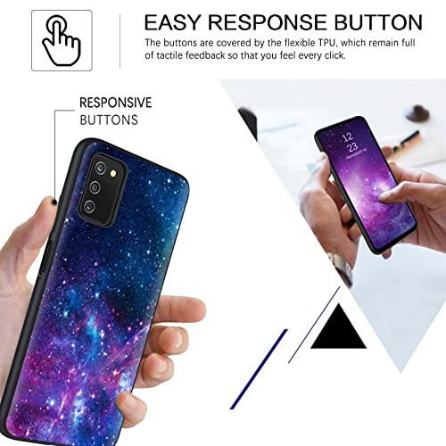 BENTOBEN Samsung A02s Case, Galaxy A02s Phone Case, Slim Fit Glow in The Dark Soft Flexible Bumper Protective Shockproof Girls Women Men Boy Cases Cover for Samsung Galaxy A02s 6.5 inch, Nebula/Galaxy | The Storepaperoomates Retail Market - Fast Affordable Shopping