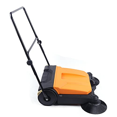 Gdrasuya10 Hand-Push Sweeping Sweeper, 26″ Portable Silent Cleaning Sweeper Outdoor and Indoor Large Area Floor Board Sweeper for Industrial Commercial | The Storepaperoomates Retail Market - Fast Affordable Shopping