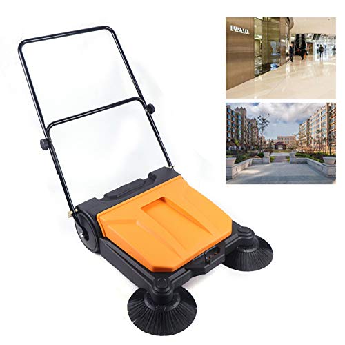 Gdrasuya10 Hand-Push Sweeping Sweeper, 26″ Portable Silent Cleaning Sweeper Outdoor and Indoor Large Area Floor Board Sweeper for Industrial Commercial | The Storepaperoomates Retail Market - Fast Affordable Shopping
