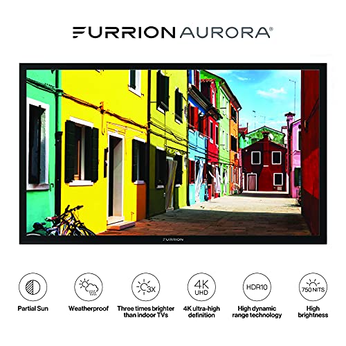 Furrion Aurora 49-inch Partial Sun Outdoor TV (2021 Model)- Weatherproof, 4K UHD HDR LED Outdoor Television with Auto-Brightness Control – FDUP49CBS | The Storepaperoomates Retail Market - Fast Affordable Shopping