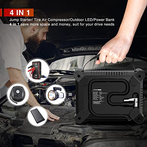 Jump Starter with Air Compressor, UTRAI Jstar 6 1800 Amp 12V Car Battery Charger with 150 PSI Tire Inflator, Jumper Cables Jump Box for up to 7.0L Gas and 6.0L Diesel Engines | The Storepaperoomates Retail Market - Fast Affordable Shopping