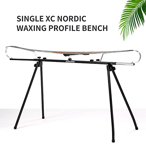 XCMAN Cross Country Nordic Ski Waxing Single Profile Bench Table with Foldable Legs for Traveling,Adjustable Waxing Profile Length 47.2 to 78.7inch | The Storepaperoomates Retail Market - Fast Affordable Shopping
