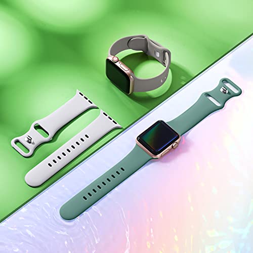 Maledan Compatible with Apple Watch Band 38mm 40mm 41mm 42mm 44mm 45mm 49mm Women Men, 6 Pack Silicone Sport Band Strap Wristband Compatible for Apple Watch Ultra Band iWatch Series 8 7 6 5 4 3 2 1 SE | The Storepaperoomates Retail Market - Fast Affordable Shopping