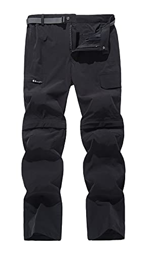 Geval Women’s Stretch Convertible Hiking Pants Zip Off Quick Dry Fishing Travel Cargo Pants XL Black | The Storepaperoomates Retail Market - Fast Affordable Shopping
