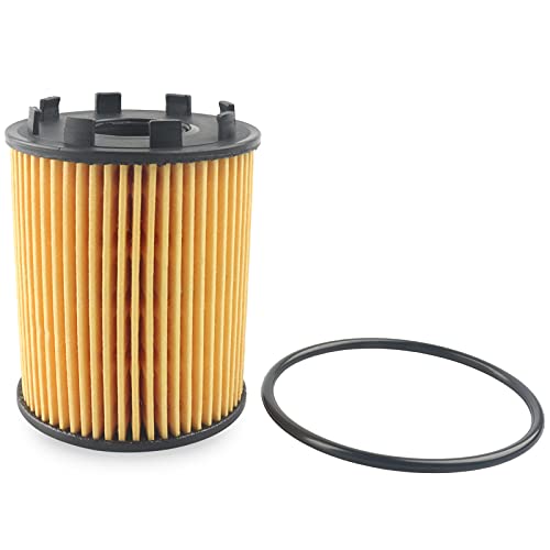 Oil Filter, Replace 68102241AA Compatible with Dodge Fiat Jeep 1.4 – 2012-2016 Dodge Dart, 2017-2020 Fiat 124 Spider, 2012-2019 Fiat 500 Abarth, 2014-2020 Fiat 500L, 2016-2018 500X, 2015-2019 Renegade