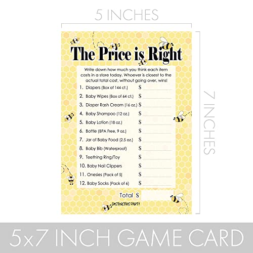 Bumble Bee Price is Right Baby Shower Game – 20 Count | The Storepaperoomates Retail Market - Fast Affordable Shopping