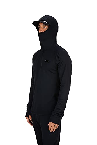Simms Fishing Products Men’s Heavyweight Baselayer Hoody – Black – XXLarge | The Storepaperoomates Retail Market - Fast Affordable Shopping