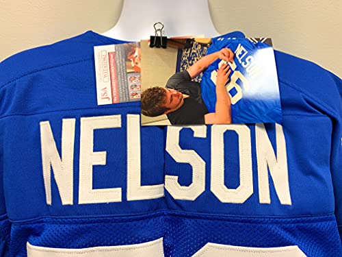 Quenton Nelson Indianapolis Colts Signed Autograph Custom Jersey Blue 1st Rd Pick INSCRIBED JSA Witnessed Certified | The Storepaperoomates Retail Market - Fast Affordable Shopping