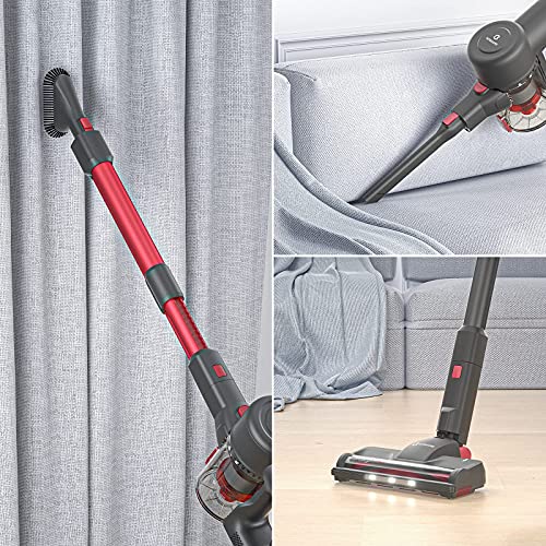 NEQUARE Cordless Vacuum, 175W Stick Vacuum Cleaner with Self-Standing, Root Cyclone Technology, 40mins Long Runtime, Lightweight Multi-Surface & Pet Hair Cleaning, S12 Series (Renewed) | The Storepaperoomates Retail Market - Fast Affordable Shopping