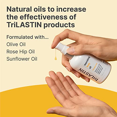 TriLASTIN Nourishing Body Oil (3.4oz / 100ml) | Skin Oil for Stretch Marks and Scars | Paraben-Free and Hypoallergenic | Belly Oil for Pregnancy and Postpartum | Nourishes, Moisturizes, and Hydrates | The Storepaperoomates Retail Market - Fast Affordable Shopping