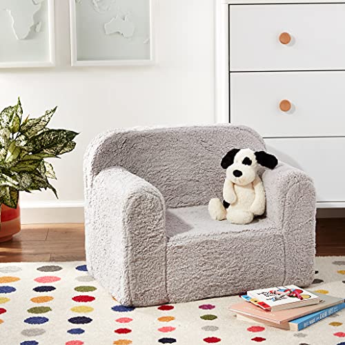 Delta Children Cozee Sherpa Chair, Grey | The Storepaperoomates Retail Market - Fast Affordable Shopping