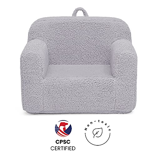 Delta Children Cozee Sherpa Chair, Grey | The Storepaperoomates Retail Market - Fast Affordable Shopping