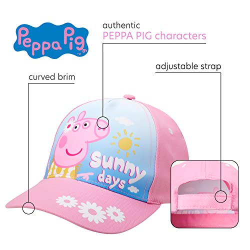 Hasbro Peppa Pig Baseball Cap – Girls Peppa Pig Curved Brim Snap-Back Hat (2 Pack), Size Age 2-4, Peppa Pig Blue/Pink | The Storepaperoomates Retail Market - Fast Affordable Shopping