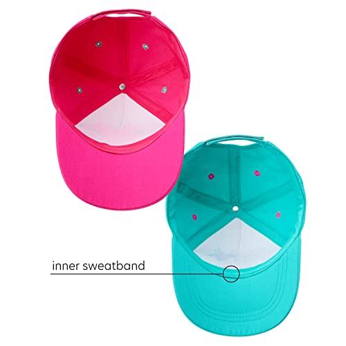 Hasbro Peppa Pig Baseball Cap – Girls Peppa Pig Curved Brim Snap-Back Hat (2 Pack), Size Age 2-4, Peppa Pig Pink/Teal | The Storepaperoomates Retail Market - Fast Affordable Shopping
