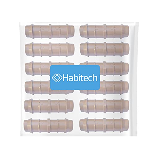 Habitech 1/2″ Coupling Drip Irrigation Fittings (12 Pack) – Barbed Drip Line Coupler Connectors compatible with Rain Bird and Most 1/2″ Tubing or Sprinkler Systems | The Storepaperoomates Retail Market - Fast Affordable Shopping