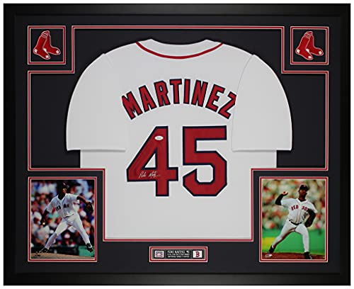 Pedro Martinez Autographed White Red Sox Jersey – Beautifully Matted and Framed – Hand Signed By Martinez and Certified Authentic by JSA – Includes Certificate of Authenticity | The Storepaperoomates Retail Market - Fast Affordable Shopping