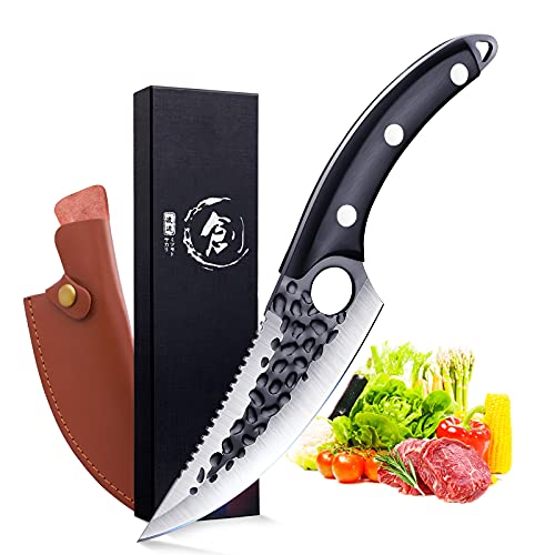 Golden Bird Viking Knives Caveman Knives Handmade Fishing Filet & Bait Knife Carbon Steel Japanese Chef Knife Boning Knife Japan Meat Cleaver for Kitchen or Camping | The Storepaperoomates Retail Market - Fast Affordable Shopping