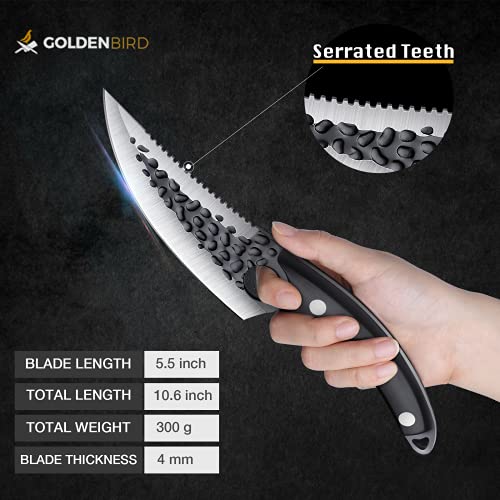 Golden Bird Viking Knives Caveman Knives Handmade Fishing Filet & Bait Knife Carbon Steel Japanese Chef Knife Boning Knife Japan Meat Cleaver for Kitchen or Camping | The Storepaperoomates Retail Market - Fast Affordable Shopping