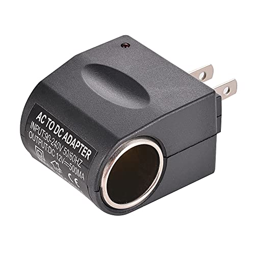Universal AC to DC Car Cigarette Lighter Socket Adapter AC/DC 110V to 12V Converter, US Plug (500mA 6W) | The Storepaperoomates Retail Market - Fast Affordable Shopping