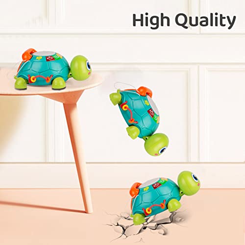 Baby Musical Turtle, Crawling Toys for Baby, Infant Tummy Time Music /Drum /Telephone Play, First Birthday Gift for Newborn Boy &Girl | The Storepaperoomates Retail Market - Fast Affordable Shopping