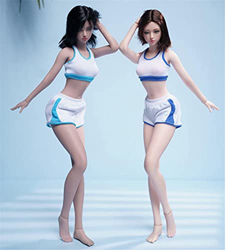 HiPlay TBLeague 1/6 Scale 12 inch Female Super Flexible Seamless Figure Body, Anime Body Type, Small Bust and Narrow Shoulder, Minature Collectible Action Figures S44(with Head) | The Storepaperoomates Retail Market - Fast Affordable Shopping