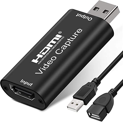 AMZHRLY 1080P Video Capture Card HDMI to USB Capture Video and Audio Recording via OBS Connect DSLR Camcorder | The Storepaperoomates Retail Market - Fast Affordable Shopping