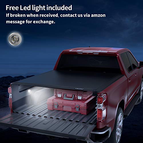 oEdRo Truck Bed Tonneau Cover Soft Tri-fold Compatible with 2019-2023 Ford Ranger, Styleside 5 Feet Bed | The Storepaperoomates Retail Market - Fast Affordable Shopping