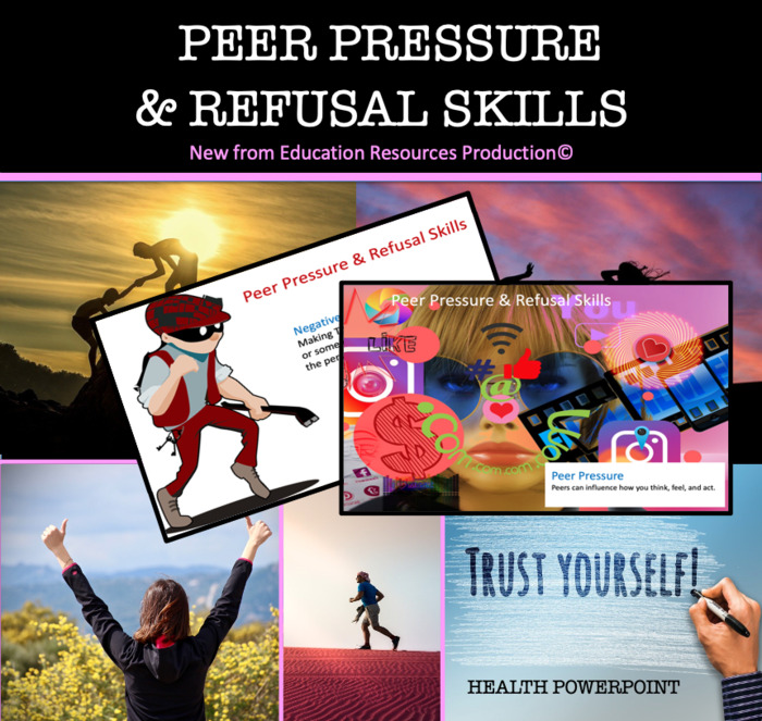 Peer Pressure & Refusal Skills Power Point Presentation | The Storepaperoomates Retail Market - Fast Affordable Shopping