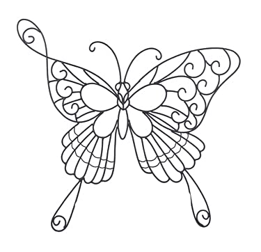 Youngs Inc Decorative Metal Butterfly – Wall Hanging Vintage Farmhouse Decor Butterfly, Metal Decor Garden Ornaments – Wall Art Decor Butterfly Sculpture for Home Room & Living Room Decor | The Storepaperoomates Retail Market - Fast Affordable Shopping