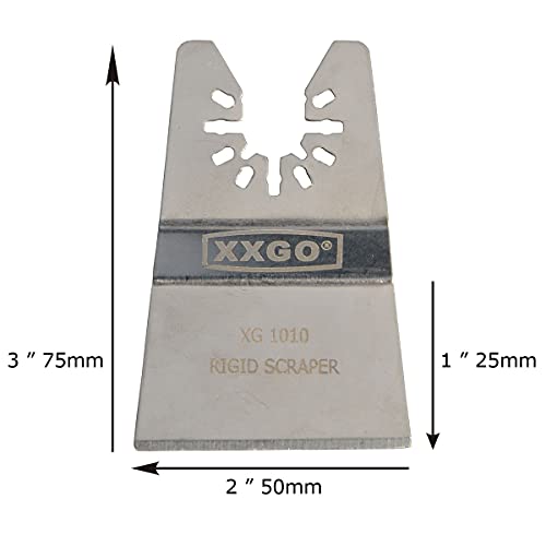 XXGO 4 Pcs Oscillating Multi Tool Scraper Blades for Scraping Cutting Removing Paint Caulk Adhesive Sealant XG4201 | The Storepaperoomates Retail Market - Fast Affordable Shopping