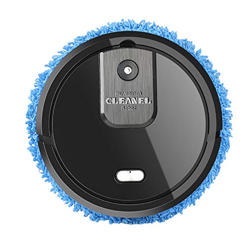 The Cleaning Robot, humidification and Mopping Functions are Combined into one, Suitable for Hard-Floor Living Rooms, bedrooms, etc. (Black)